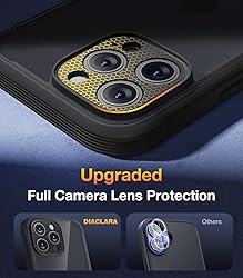 Diaclara Designed for iPhone 16 Pro Max Case, Full