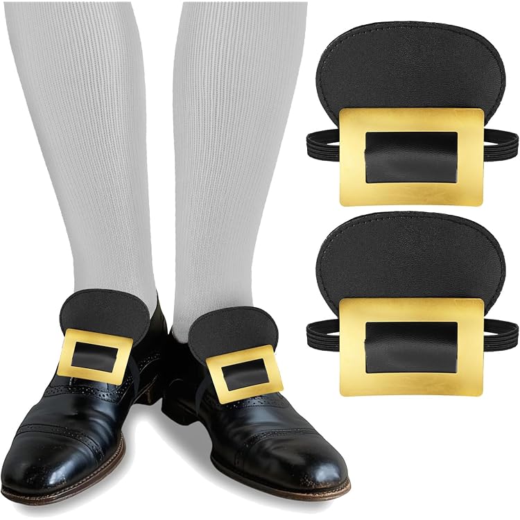 Men\'s Pilgrim Shoes Warmer Amazon.com: Pilgrim Costume Shoe Covers | Pilgrim Costume  main image 4