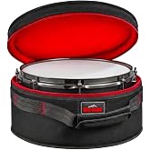 Niu Kako 14"x8" Snare Drum Case - 12mm Thick Padded Drum Bag | Lightweight Travel Case for Drummers, Gig Transport &amp; Storage