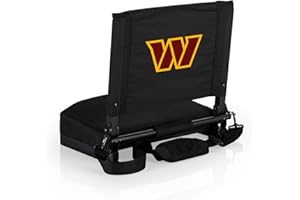 PICNIC TIME NFL Unisex-Adult NFL Gridiron Stadium Seat, Lightweight, Portable Folding Chair for Bleachers and Benches