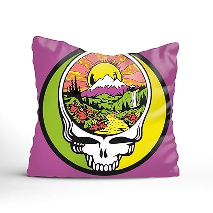 Amazon Com Black36 Grateful Dead Durable Cotton Square Decorative