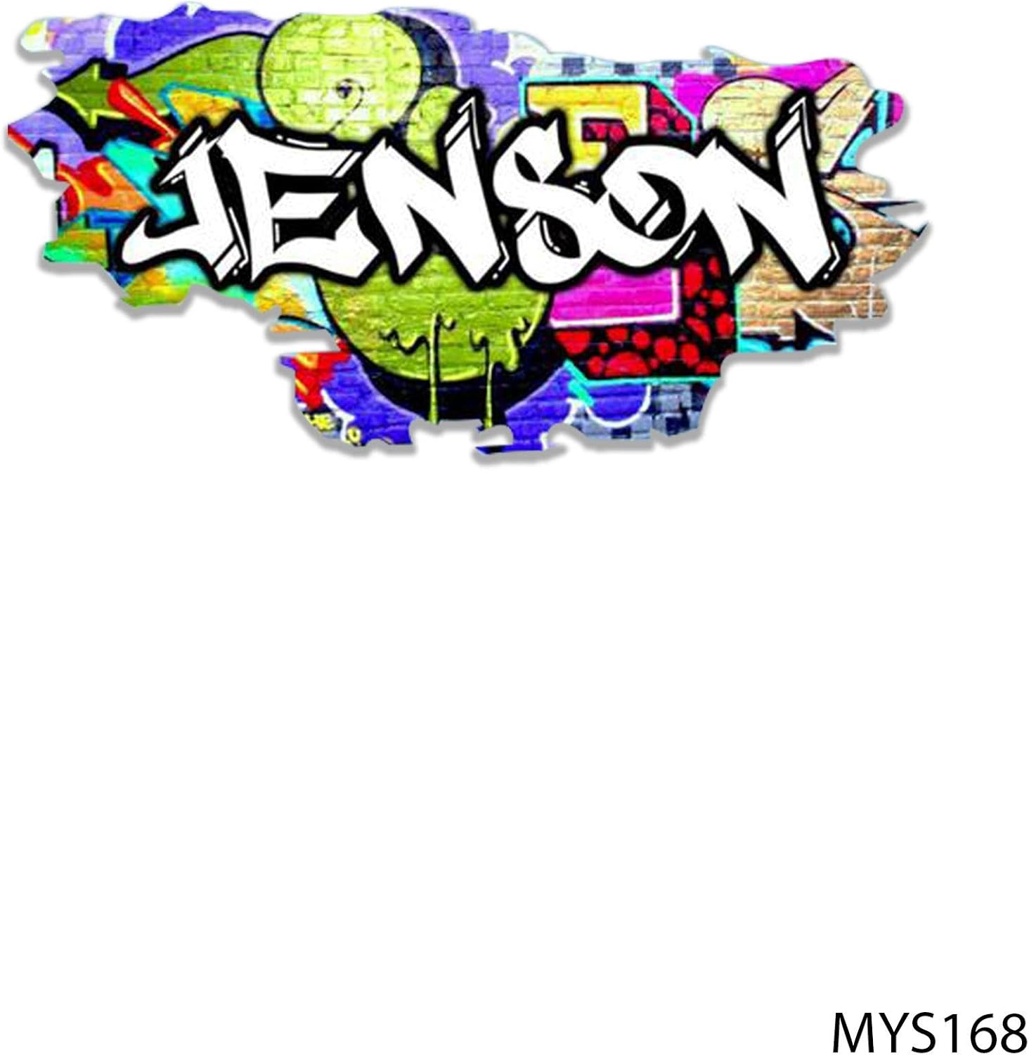MySticky Large Graffiti Wall Decals/Stickers + Custom Text