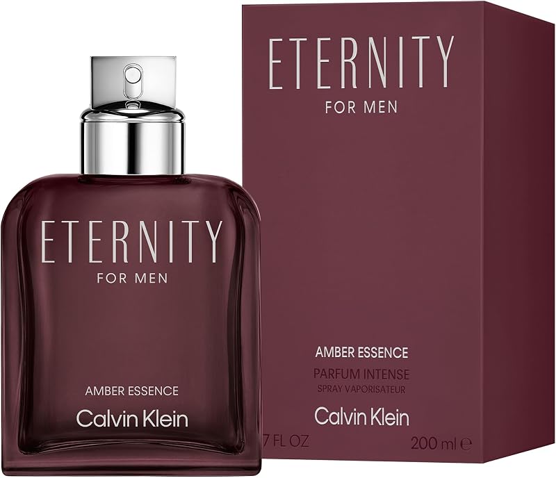 Essência Âmbar da Eternidade para Homens | Fragrância masculina com notas de tangerim verde italiano e baunilha bourbon | Duradoura | 200 ml