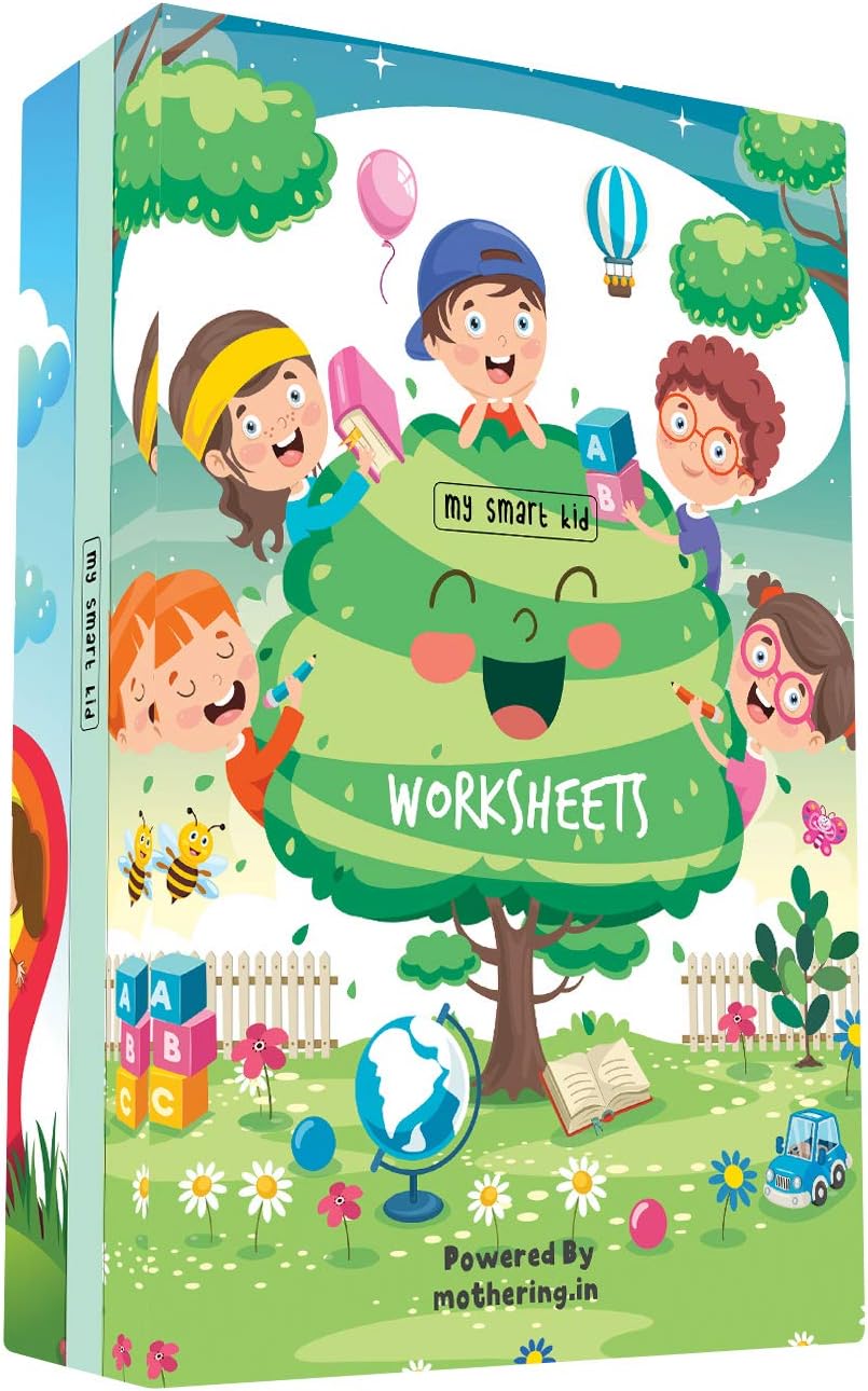 My Smart Kid 100 Worksheets Pack (2- 6 Years) - Math & Logic, English, Science, Habits, Games & Activities
