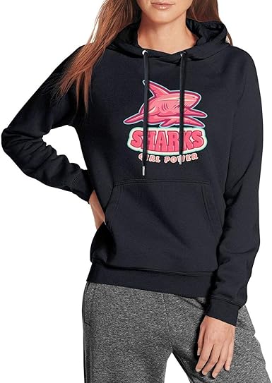 womens shark hoodie