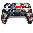 Tatterred Flag Custom PS-5 Controller Wireless compatible with Play-Station 5 Console by BCB Controllers | Proudly Customized in USA with Permanent HYDRO-DIP Printing (NOT JUST A SKIN)
