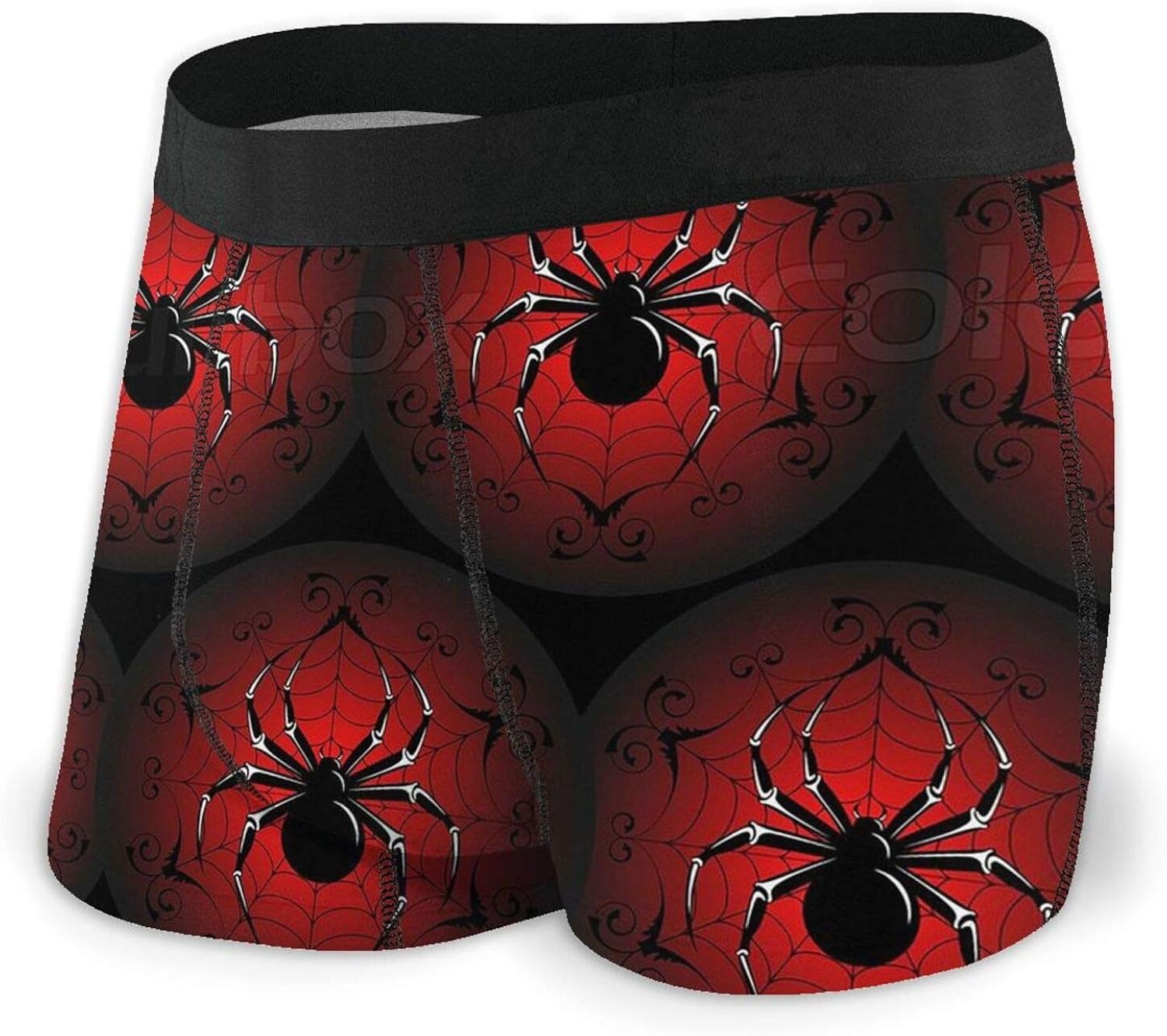Halloween Red Spider Underwear Men'S Boxer Briefs Men'S No Ride Up