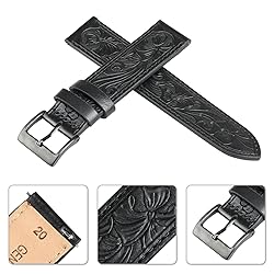 Falandi Quick Release Leather Watch Band Retro