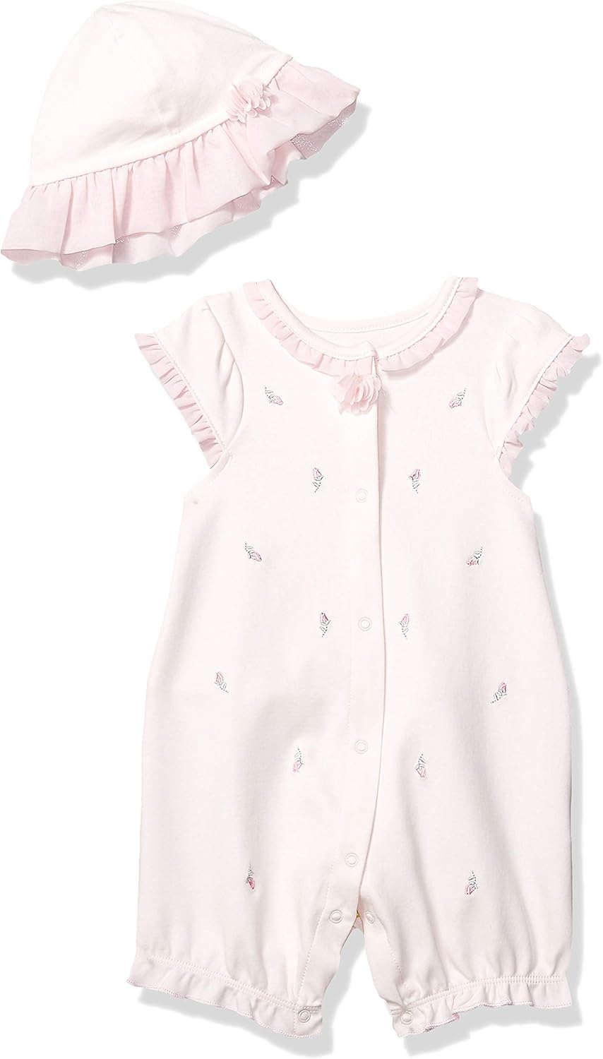 little me baby girl rompers