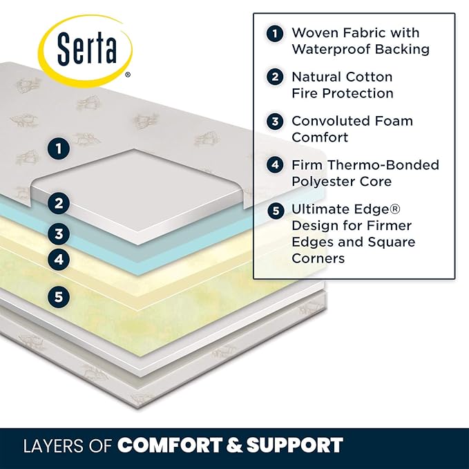 serta perfect balance deluxe firm crib mattress
