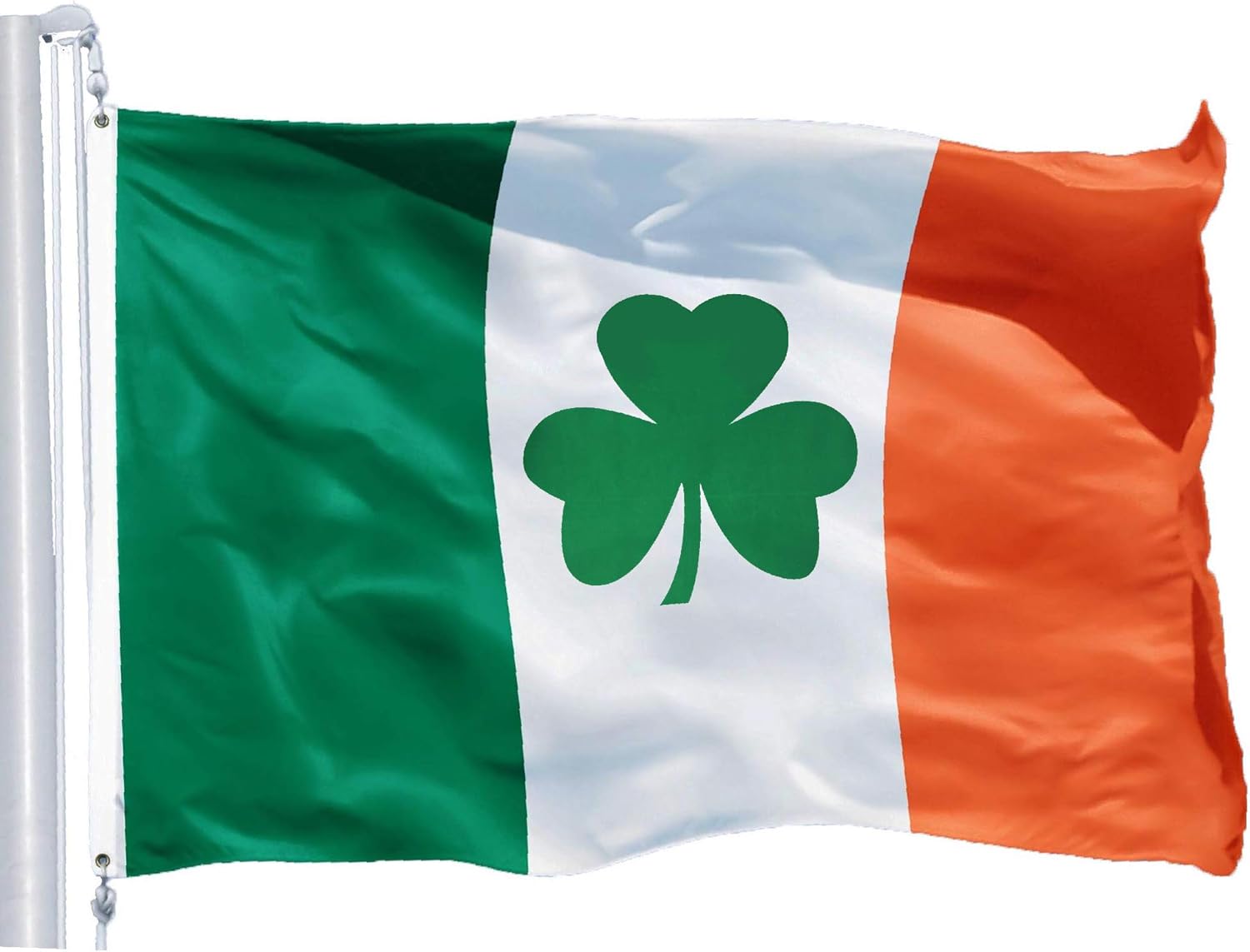 G128 Irish Flag (Shamrock), Ireland Shamrock, 3x5 '