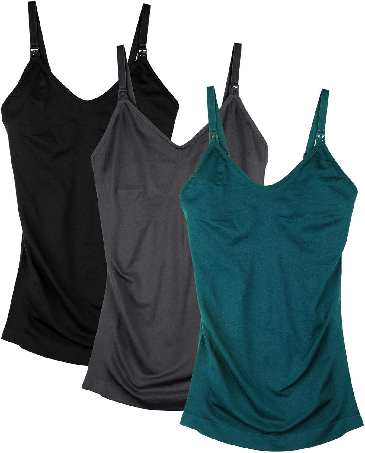 Womens Maternity Nursing Tank Cami for Breastfeeding with Adjustable Straps at  Women’s Clothing store