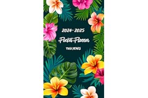 2 Years Pocket Planner 2024-2025: 24 Months Monthly Schedule Organizer from JANUARY - DECEMBER for Purse or Bag | Appointment Notebook Small Size Includes Holidays