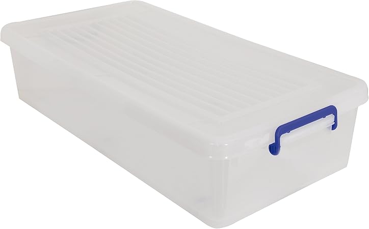 MSV Caja DE ORDENACION (BAJO Cama) con Ruedas 35L, 38.5 x 19.5 x 15.5 cm: Amazon.es: Hogar