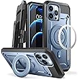 SUPCASE for iPhone 13 Pro Max Case MagSafe with Stand (Unicorn Beetle Pro Mag), [Built-in Screen Protector & Belt-Clip] Shockproof Magnetic Protective Phone Case for iPhone 13 Pro Max, Cerulean