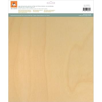 Arc Crafts Barc Holz Tabelle W Selbstklebende Ruckseite 12 Zoll X