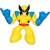 Heroes of Goo Jit Zu Marvel Studios X-Men '97 Wolverine Stretchy Action Figure, with Metallic Rheoscopic X-Gene Filling,Stretch Wolverine Up to 3 Times His Size