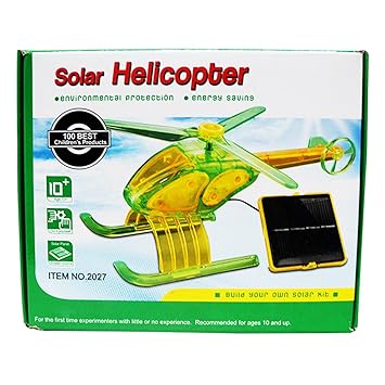 Muren DIY Solar Powered Halicopter Toy