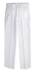 Johnnie Lene Boys Flat Front Slim Fit Dress Pants