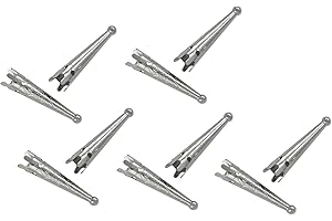 JewelrySupply Silver Color Bolo Tip with Design 28mm (Pack of 10)