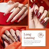 Beetles Gel Polish Cozy Campfire 23 Pcs Fall Winter Set 5ml + Top/Base view 5