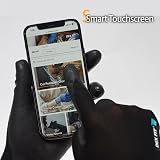DEX FIT Prime Nitrile Work Gloves FN331 XS Black Thin Lightweight Touchscreen view 7