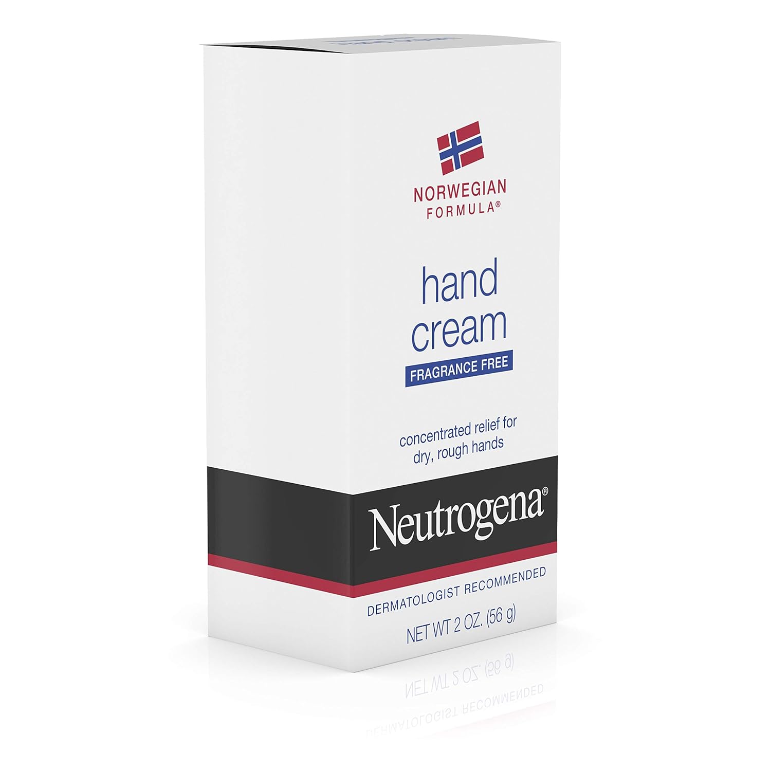 Neutrogena Norwegian Formula Moisturizing Hand Cream Formulated with Glycerin for Dry, Rough Hands, Fragrance-Free Intensive Hand Lotion, 2 oz : Beauty
