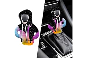 XWQWD Car Gear Shift Cover, Funny Gear Shift Knob Cover Sweater Hoodie for Car Decorations & Protections Universal Car Interior Accessories Stick Shift Cover A