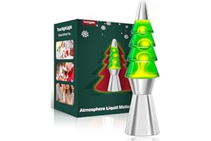 LAZZGAN Tree Liquid Motion Lamp,for Mother's Day/Mom Gifts,14.5 inches Table Lamp Christmas Indoor Decorations for Adults and Kids, Mood Lighting Home Decor Lav Night Light