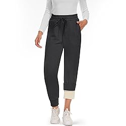CAMPSNAIL Fleece Lined Sweatpants Women - Joggers