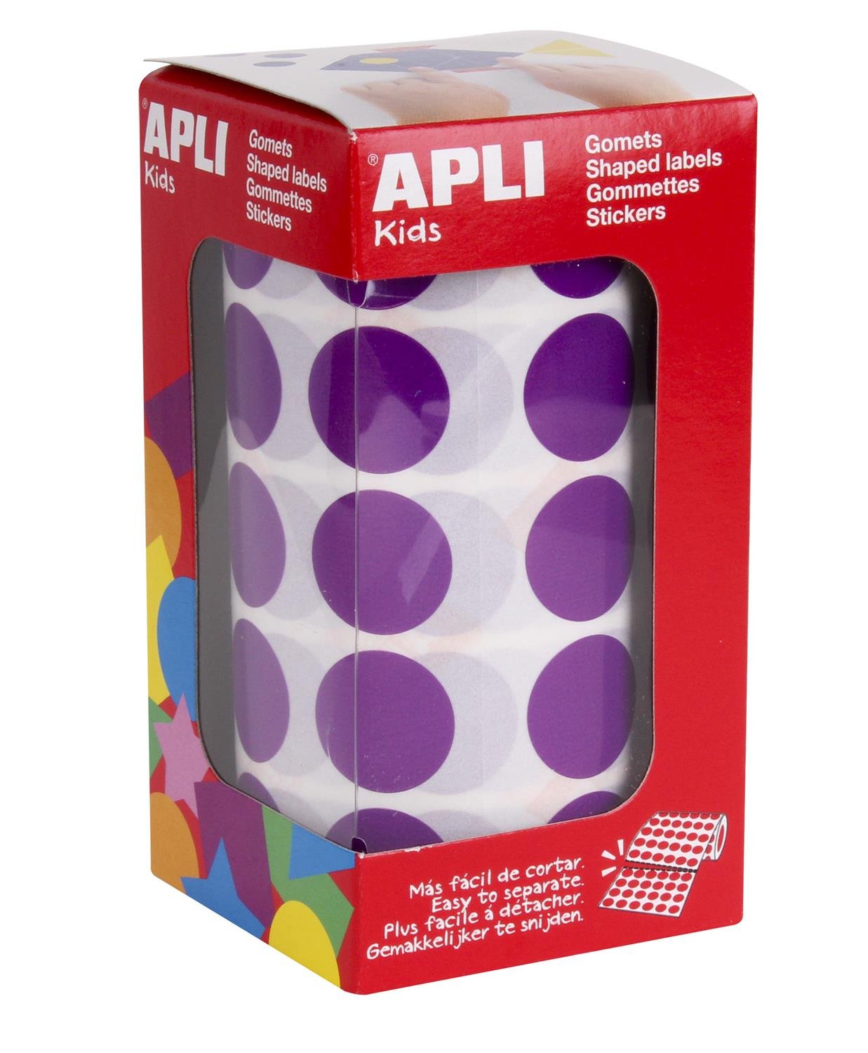APLI Kids Round - 20 mm Redonda Purple — image 1