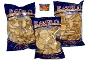 Generic Three Packs Of Ravelo Crackers Cuban Galletas Cubanas (8oz) and One Picnic Potted Meat (3oz)