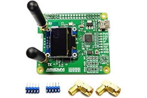 MMDVM Duplex Hotspot Module Dual Hat V1.3 Support P25 DMR YSF NXDN DMR Slot 1 + Slot 2 for Raspberry pi with USB Port (with O