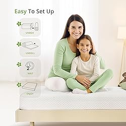 EGOHOME Twin Size Memory Foam Mattress, 10 Inch Bed
