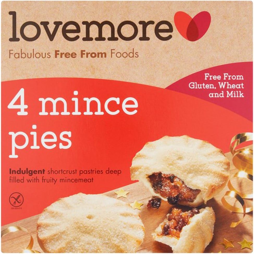 Lovemore Gluten Free Mince Pies 9.8oz.