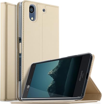 Amazon Co Jp Arrows Nx F 01k ケース Kugi Arrows Nx F 01k カバー スタンド機能付き 手帳型ケース 横開き 耐衝撃 Puレザー カバー スマートフォンケース Arrows Nx F 01k 携帯全面保護カバー 本体の傷つきガード ゴールド パソコン 周辺機器