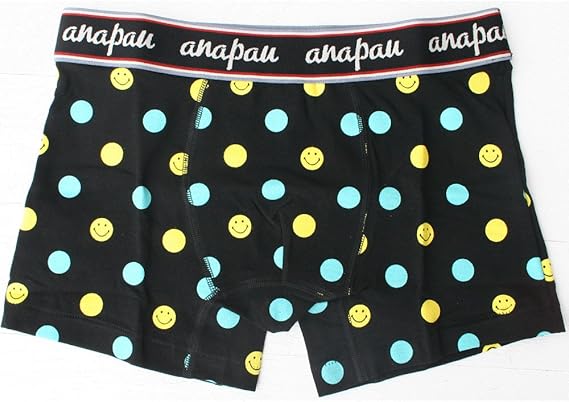 Amazon アナパウ Anapau アナパウ スマイル ドット プリント ドット柄 ボクサーパンツ ブリーフ メンズ レディース ボクサー 通販