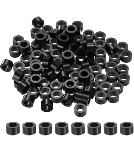 Nylon Insulating Spacer – 1/2" ID X 3/4" OD X 1" Long – Unthreaded Round Fastener – Made In USA – C80429 Style