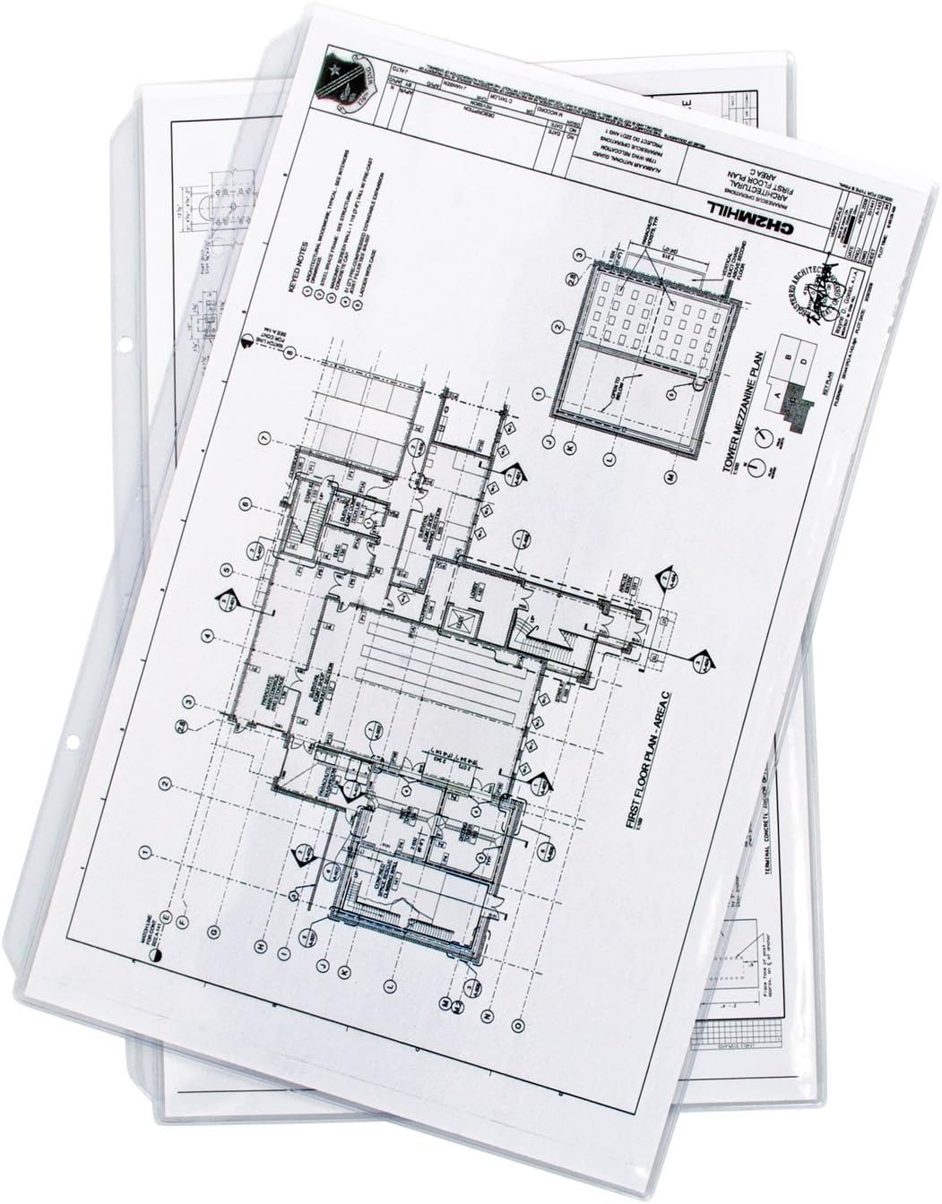 11x17 17 x 11 Inches Vinyl Sheet Protectors, Not Archivable, Pack of 25, Crystal Clear (656800)