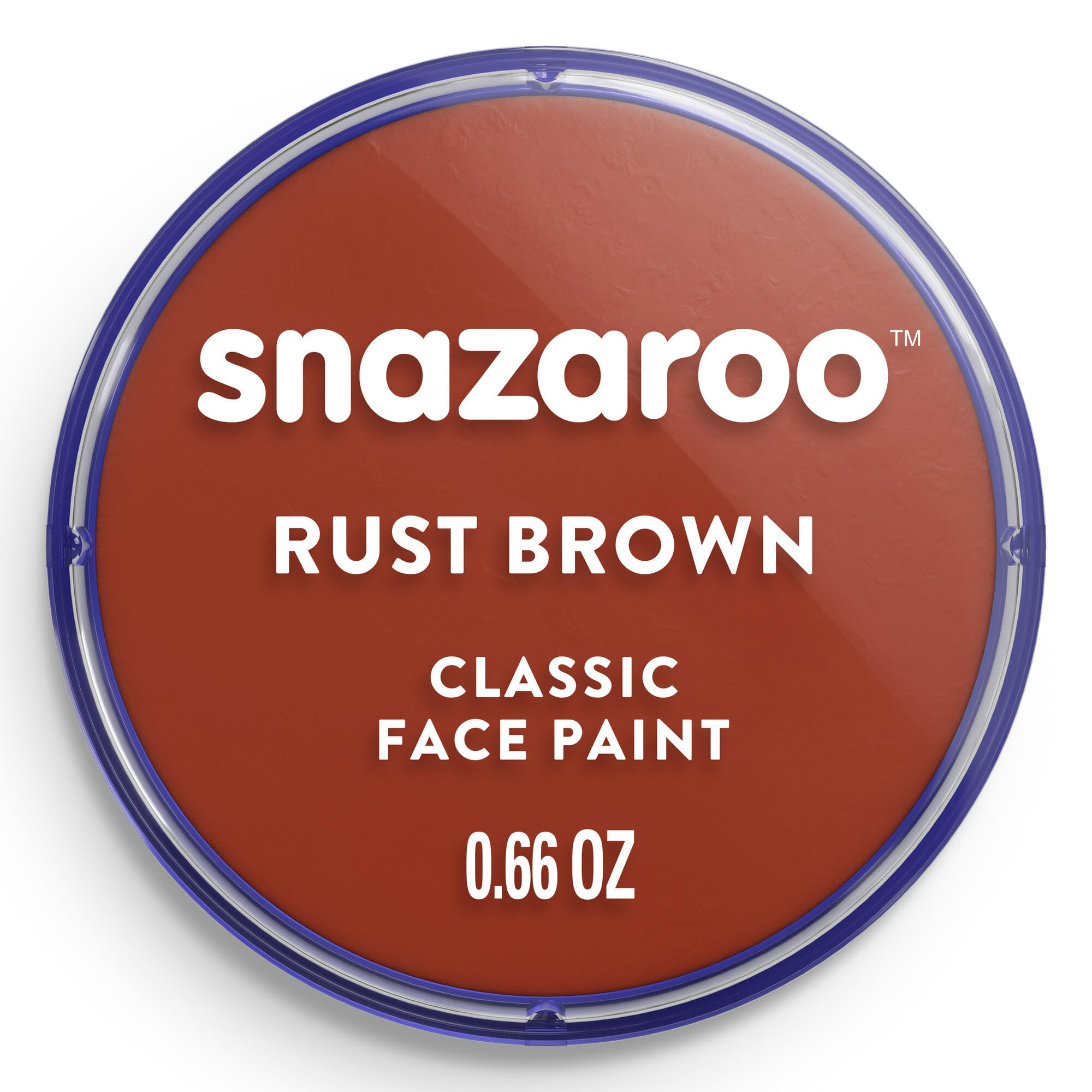 Snazaroo Classic Face and Body Paint for Kids and Adults, Rust Brown Colour, Water Based, Easily Washable, Non-Toxic, Makeup, Body Painting for Parties, for Ages 3+