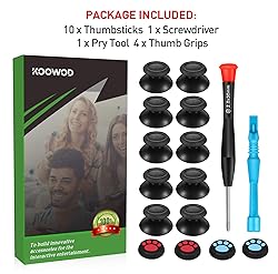 Koowod Upgraded 5 Pairs Replacement Analog Stick