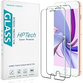 HPTech 2 Pack Screen Protector for iPhone 8 Plus / 7 Plus Tempered Glass | Case Friendly, Easy to Install, Bubble Free
