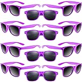 ASTARON 12 Pack Party Sunglasses Bulk Neon Party Favors for Beach Wedding Party Pool Party Supplies