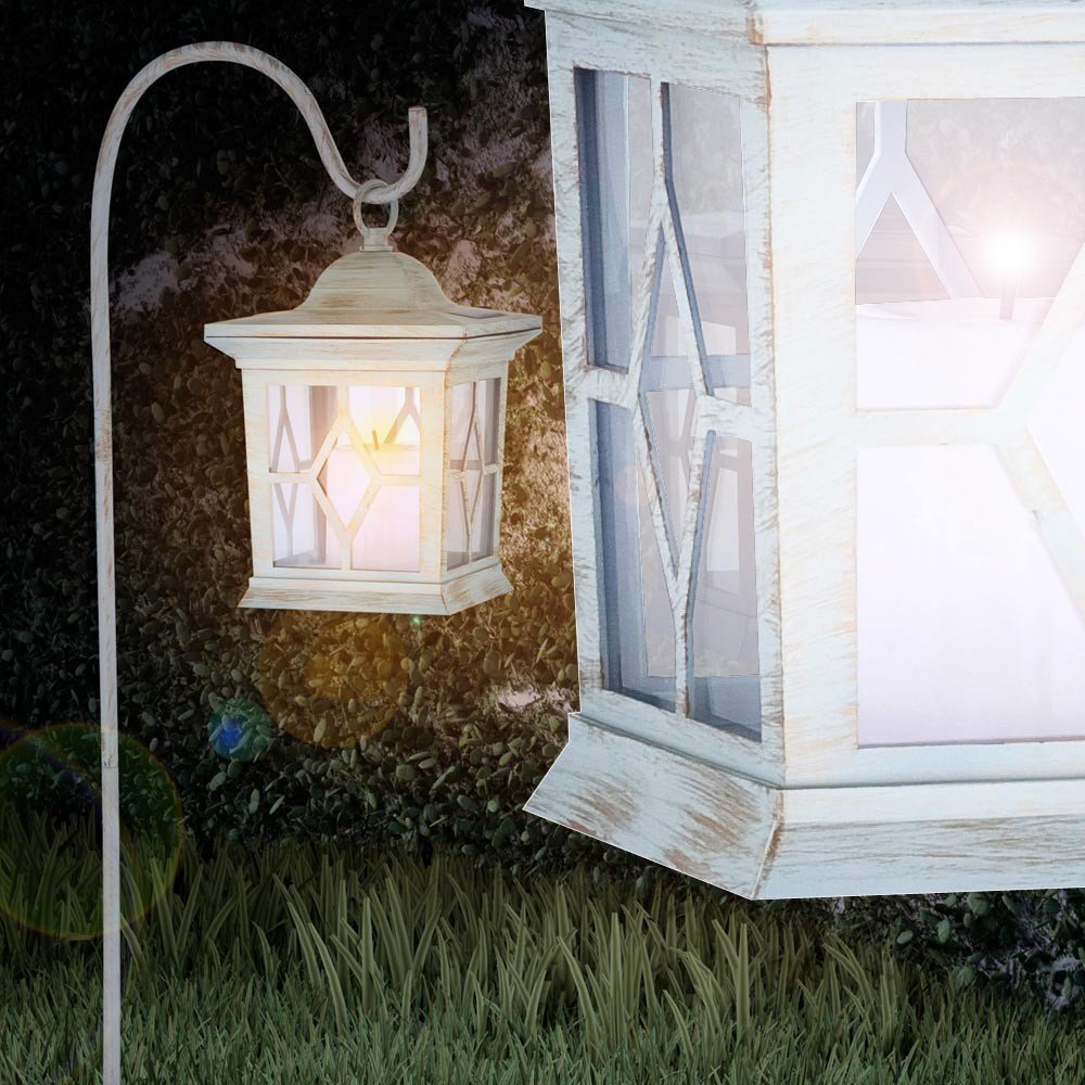 Led Solar Steh Leuchte Garten Laterne Veranda Hof Beleuchtung Aussen Lampe Garten