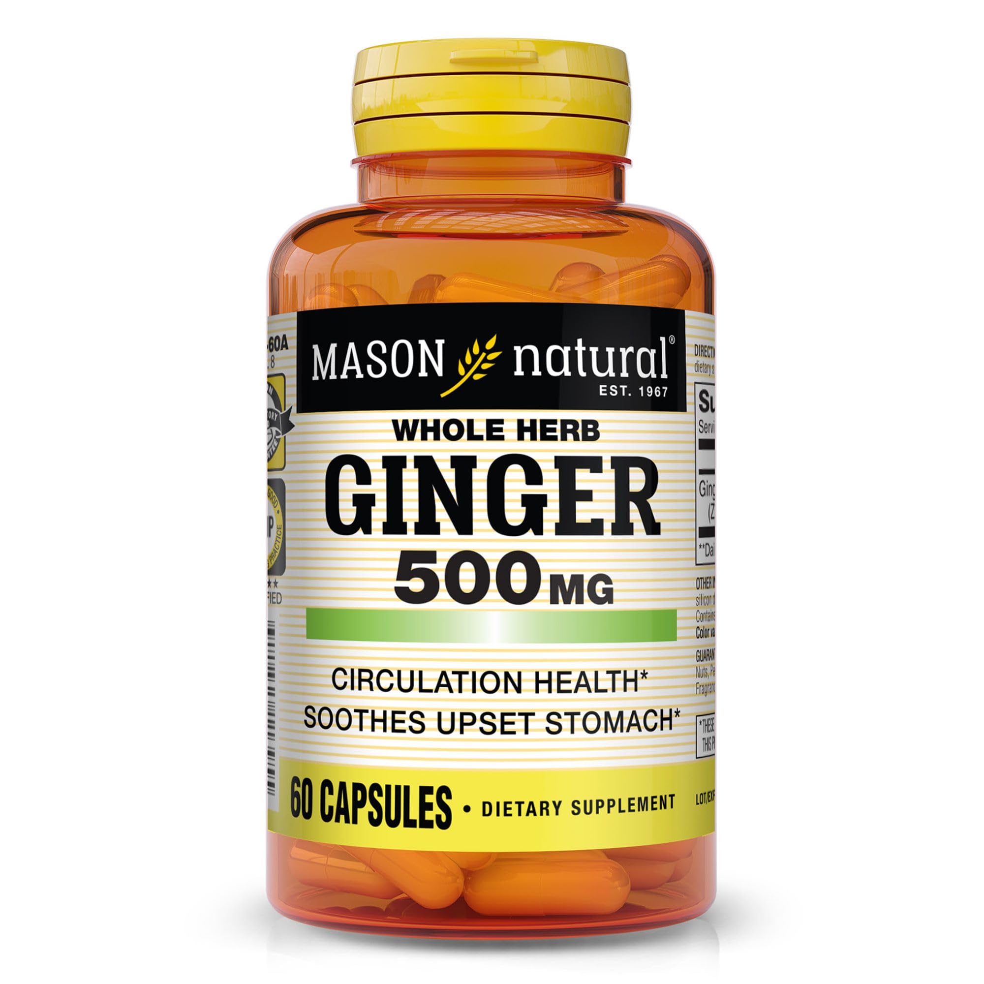 Whole Herb Ginger 500 mg