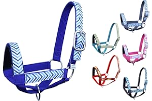 Paris Tack Double Layer Heavy Duty Padded Overlay Printed Nylon Cow Halter - 6 Month Warranty