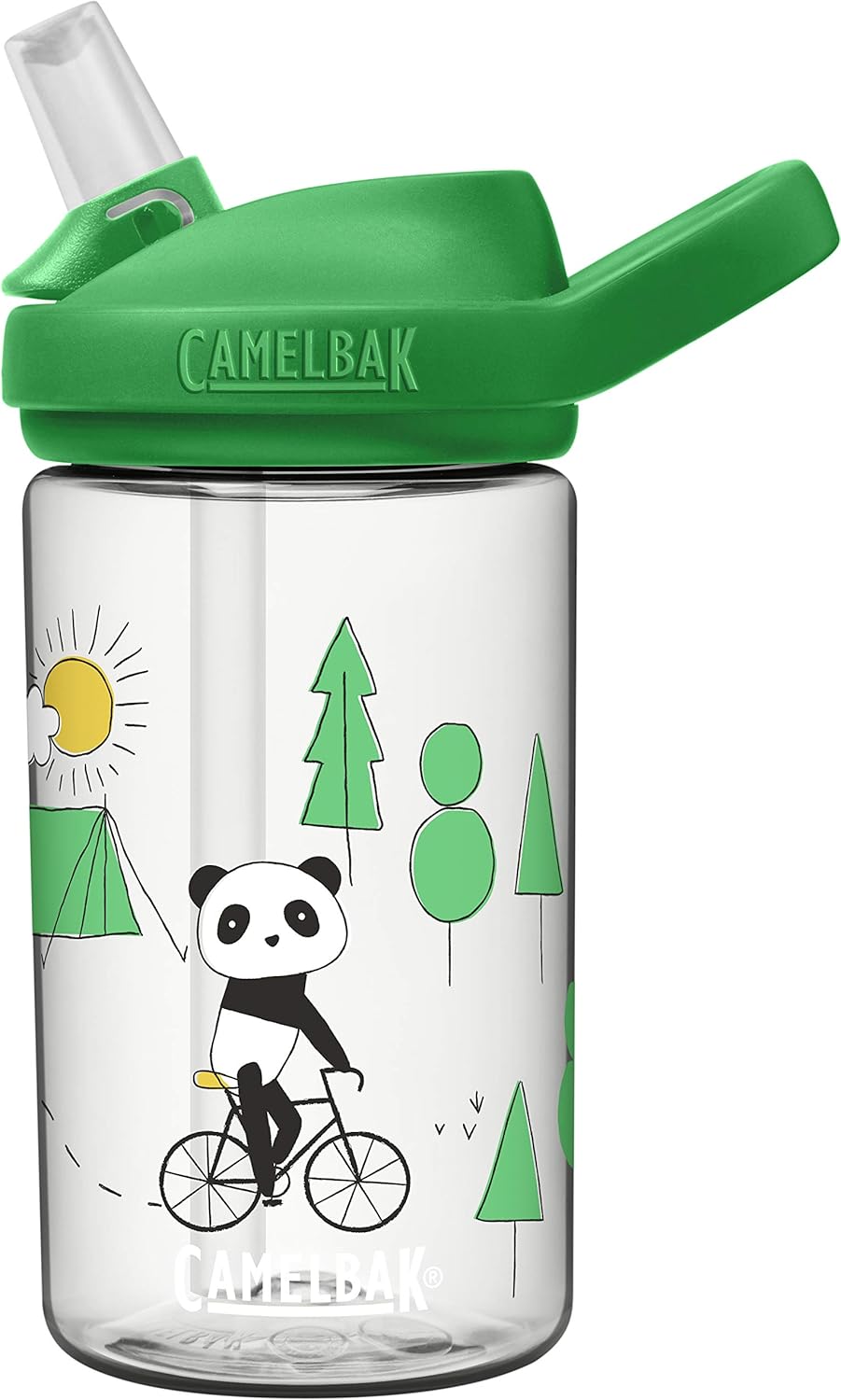 CamelBak Eddy+ Kids BPAFree Water Bottle with Straw, 14oz, Playful
