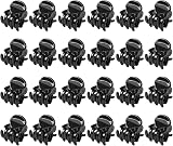 Hanyousheng 24 Pcs Mini Hair Clips Claw Clips Non Slip Black view 1