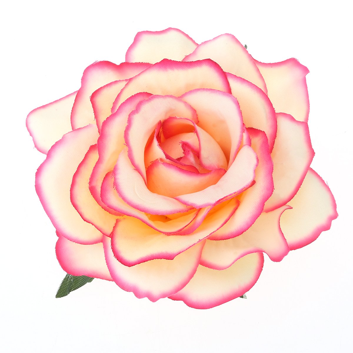 2 in 1 Artificial Big Rose Flower Hairpin Hair Clips for Women Party (Antique Color)