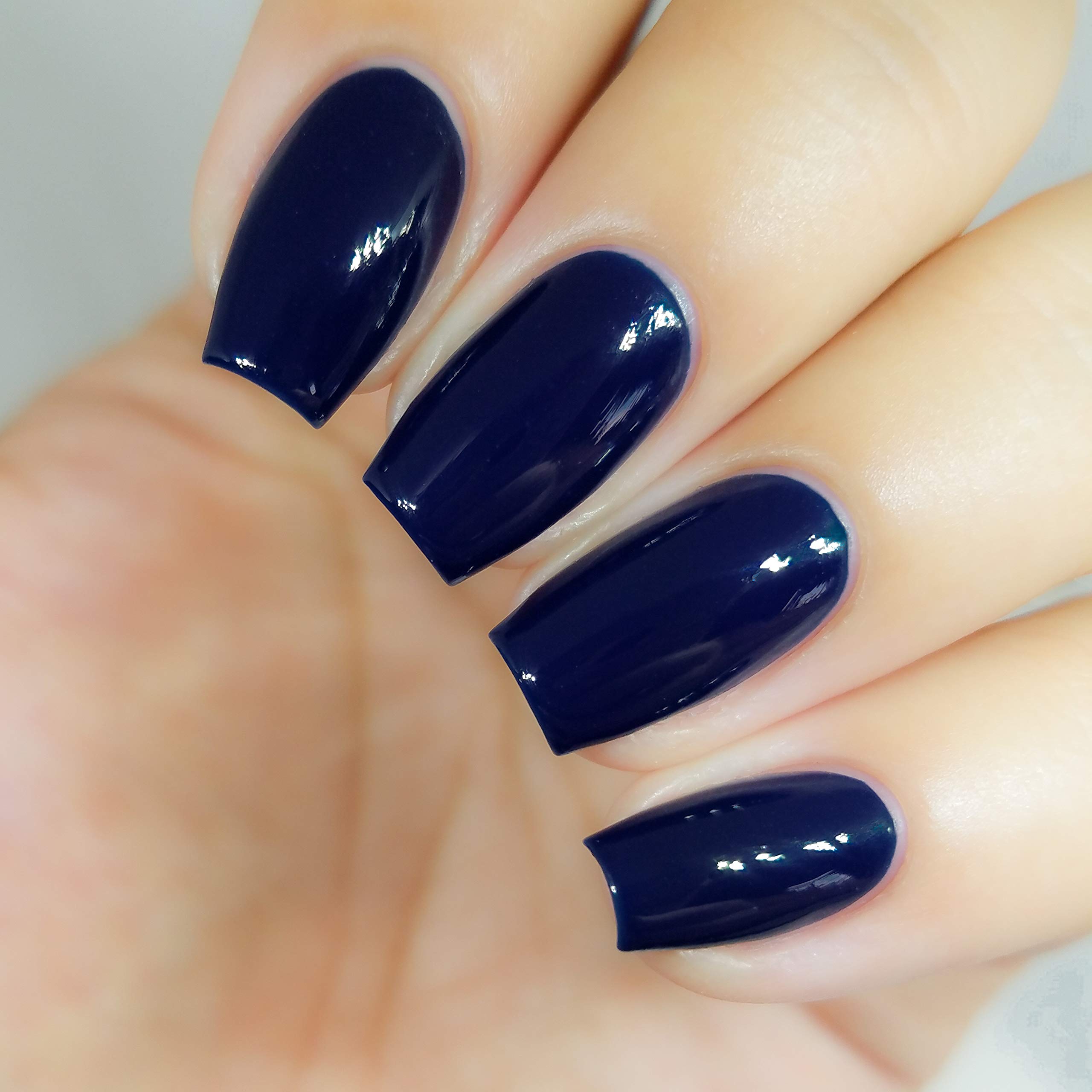 Kiara SkyProfessional Nails, Nail Dipping Powder 1 oz. - Blue tones (Midnight In Paris)